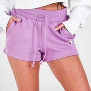 Champion Reverse Weave Women's Shorts deep Lavender NWT